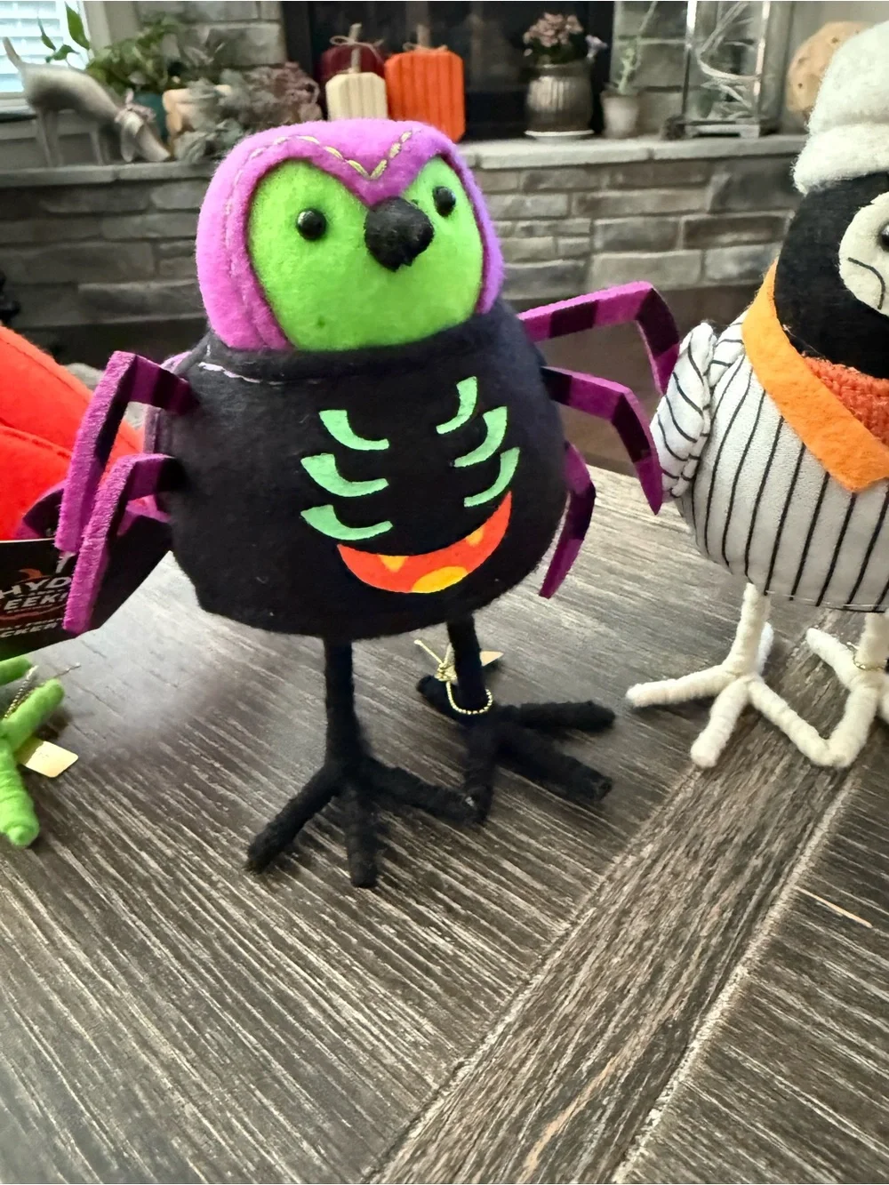 NWT Halloween Featherly Friends Birds Set Bundle of 4